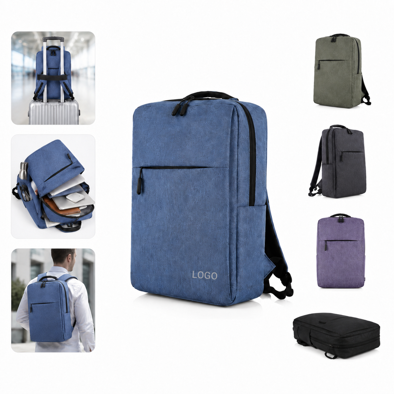 USB Charging Travel Laptop Backpack