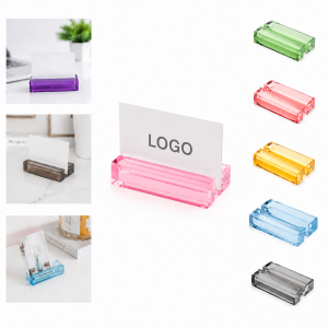 Clear Acrylic Display Sign Holder