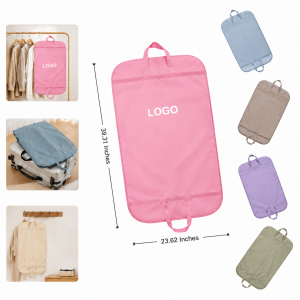Breathable Non-Woven Suit Dust Cover with Zipper Closure