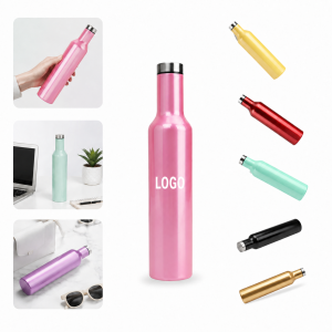25 oz Double Wall Stainless Steel Wine Bottle