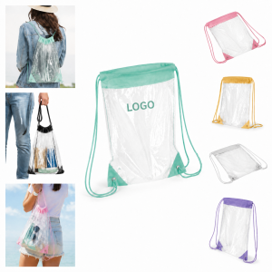 Transparent Stadium Drawstring Backpack