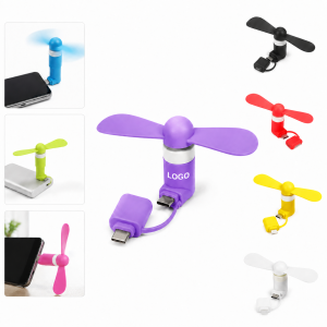 2-in-1 USB Phone Fan with Stand