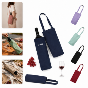 Reusable Canvas Wine Tote Bag